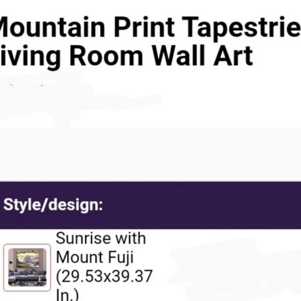 Mountain Tapestry